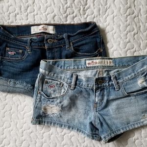 Two pairs! Hollister shorts